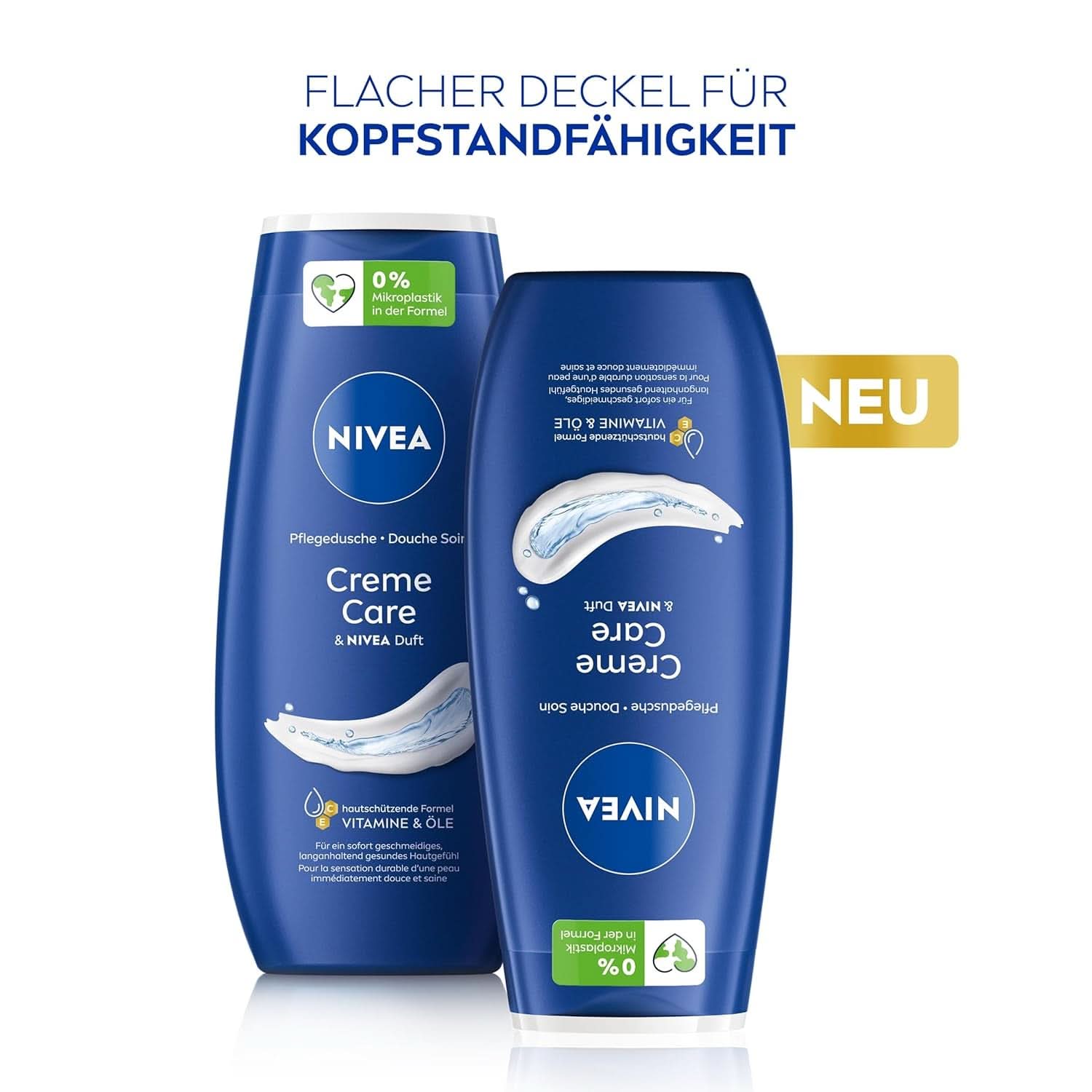 NIVEA Creme Care, gel de ducha con vitaminas y aceites esenciales, 250 ml Ducha y baño Naty Shop