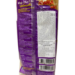 MAMA - Fideos de arroz integral, (1 x 200g)
