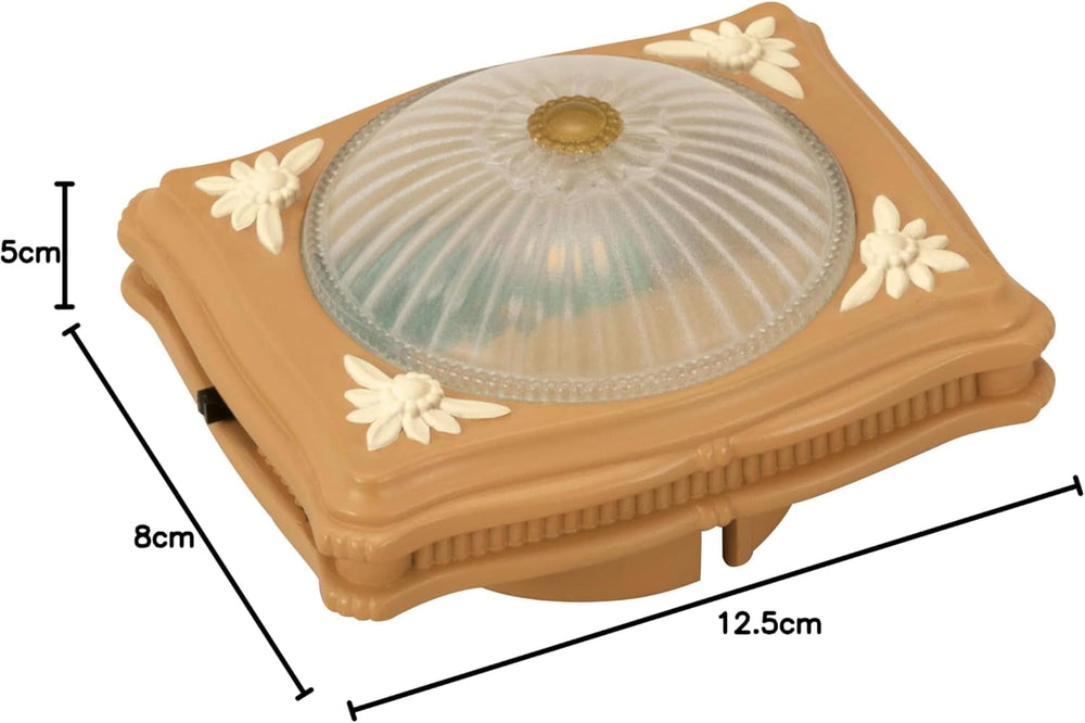 Sylvanian Families 5528 Lámpara de Techo - Muebles Casa de Muñecas Marrón Naty Shop Muñecas