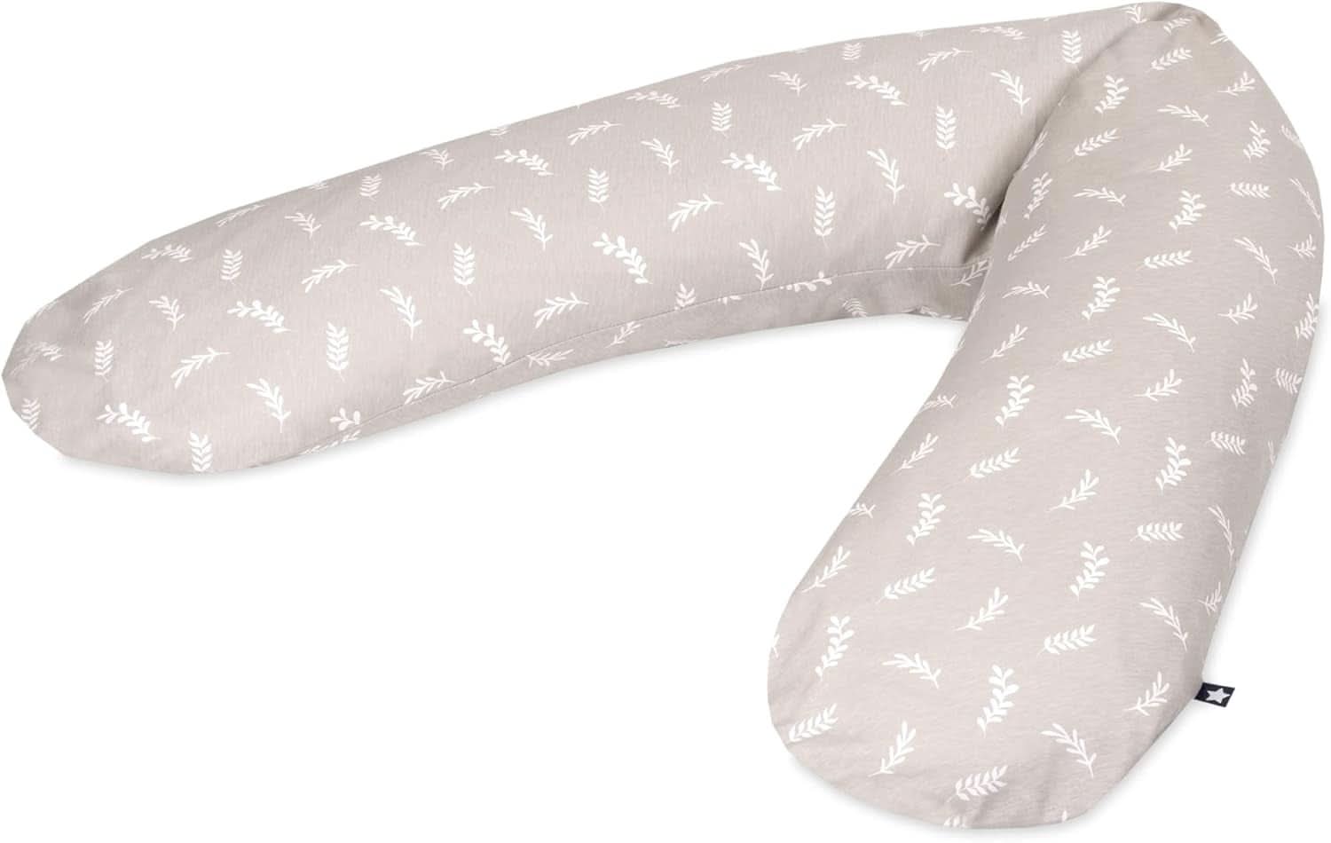 Julius Zöllner pernă de alăptare din jersey aprox. 190 cm | umplutură 42 litri microperle Eps | Fabricat în Germania | capac din jersey 100% bumbac Accesorii Hrana si Alaptare Bebe Naty Shop Crengute