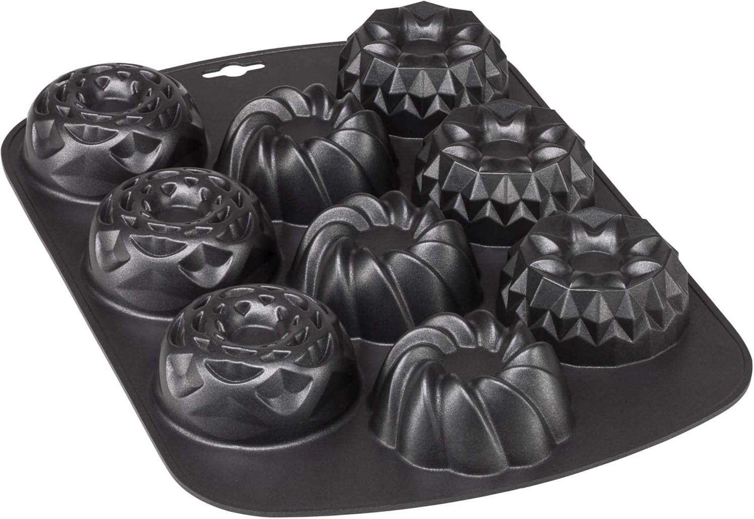 Molde para 9 muffins Gugelhupf Original Kaiser Inspiration, 38 X 27 cm, revestimiento antiadherente Naty Shop