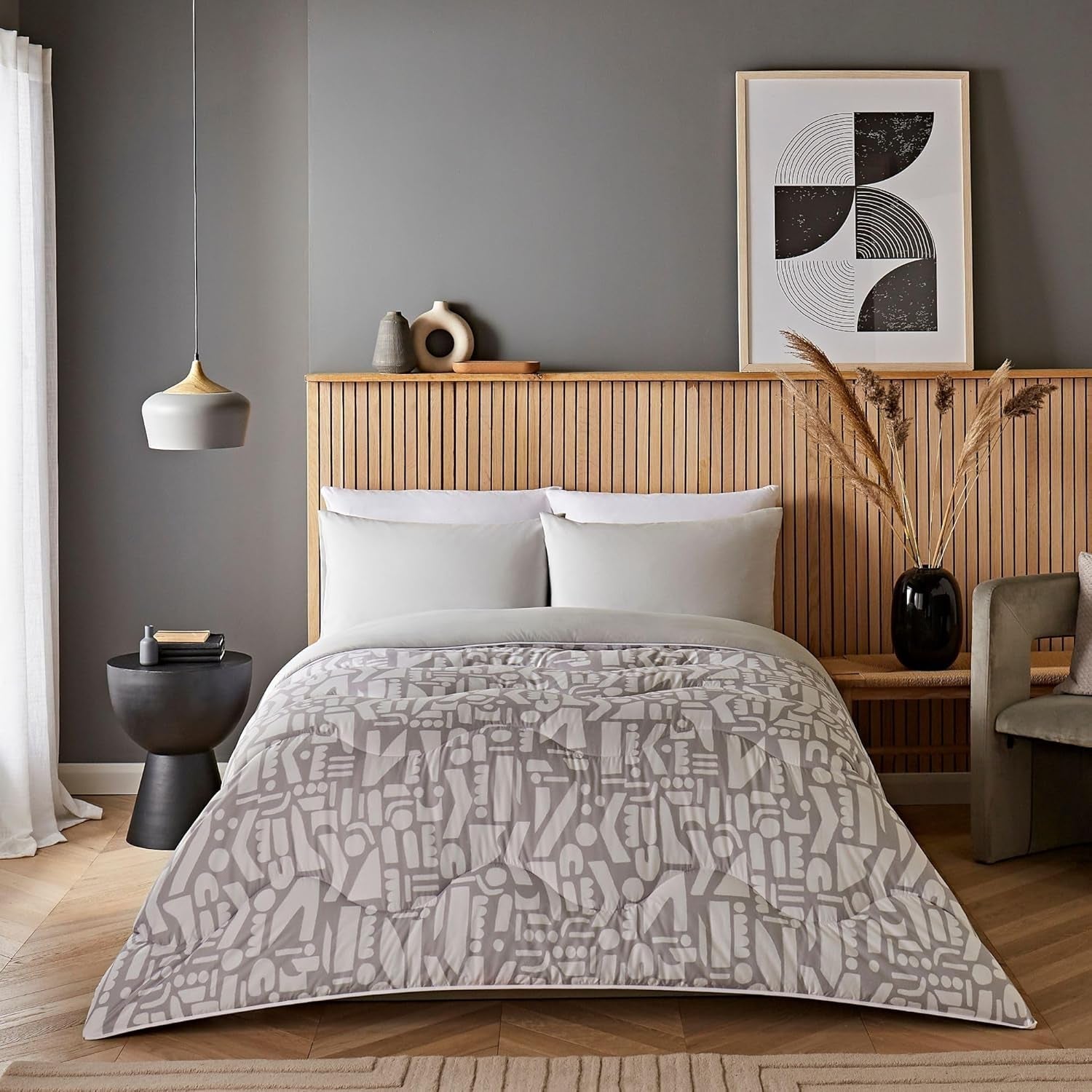 Night Lark Acogedora manta polar Sherpa, tartán rojo clásico, 9 tog, lujosa, esponjosa, gruesa y reversible, perfecta para sofá, cama, sofá, sofá. Hipoalergénico, lavable a máquina, Tamaño: Camas y edredones Night Lark Geo simplistic King size