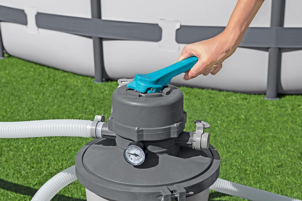 Bestway 58515-7 Bomba con filtro de arena, 3.596 l, Gris