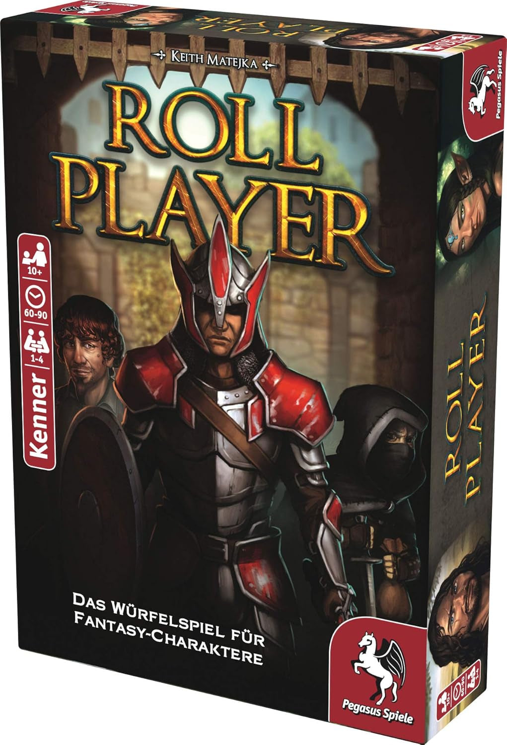 Pegasus Spiele 51305G - Roll Player (edición alemana), coloreado