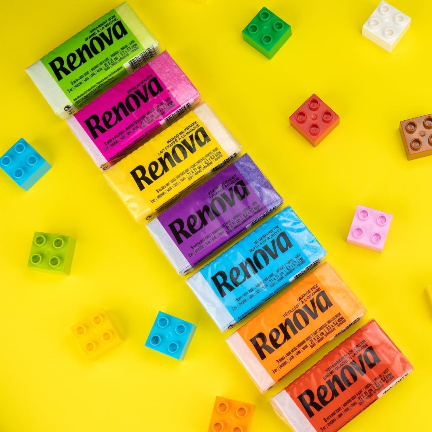 Șervețele de buzunar RENOVA ORANGE FIZZ 6 pachete