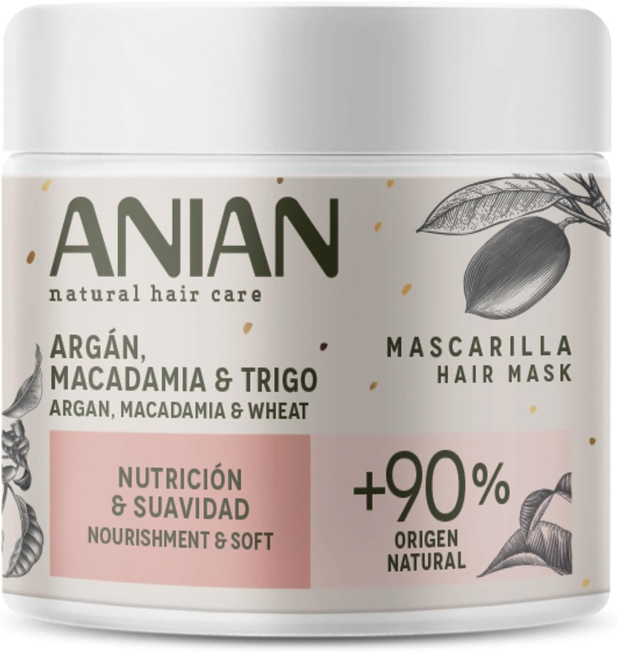 ARGÁN nutrition y suavidad mascarilla 350 ml Masca de par Naty Shop Titlu implicit