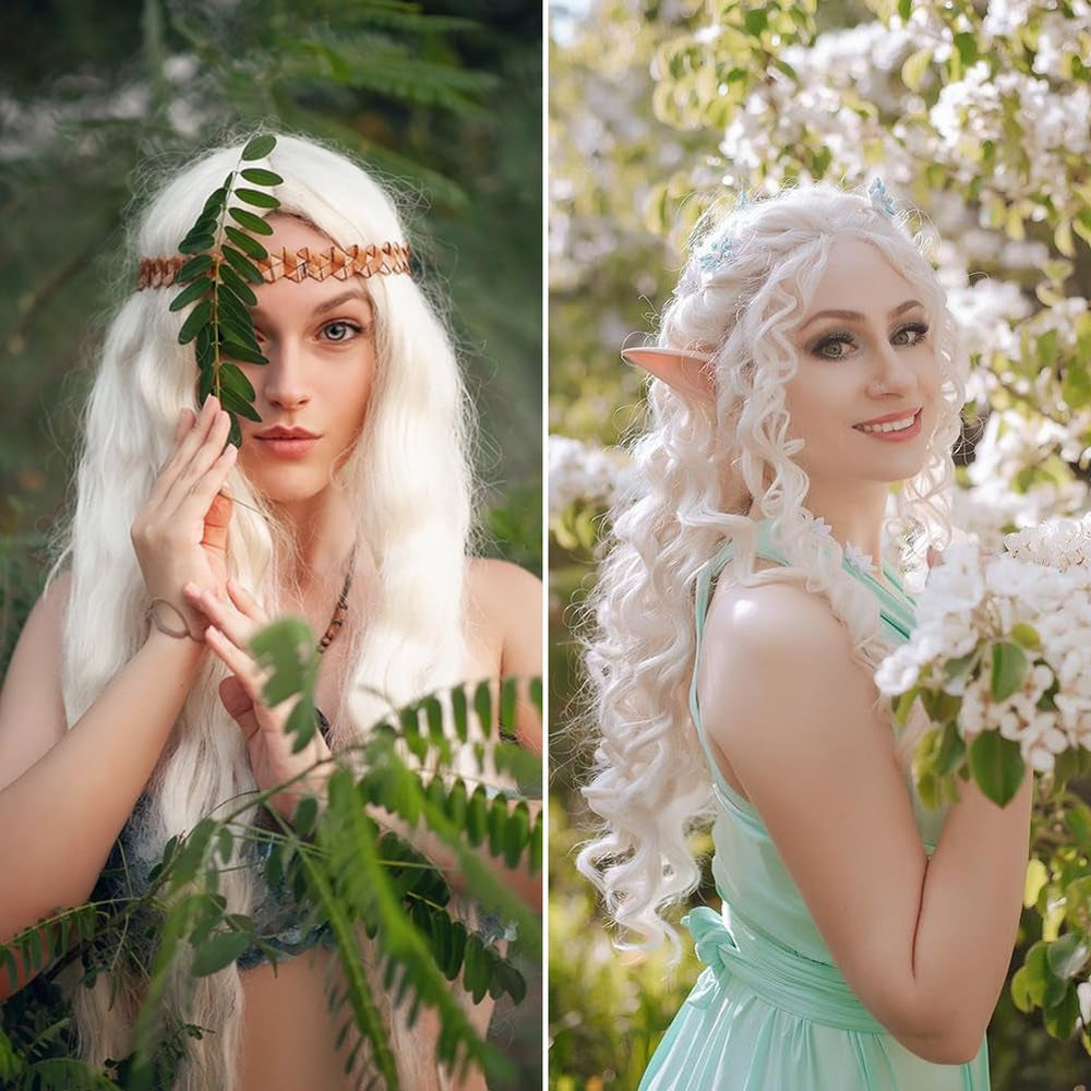 Vopsea de păr Stick - Culoare temporară a părului Cretă Pieptene netoxic, lavabil pentru fete, mascara pentru păr, set de culoare pentru păr, alb Vopsea pentru par Naty Shop