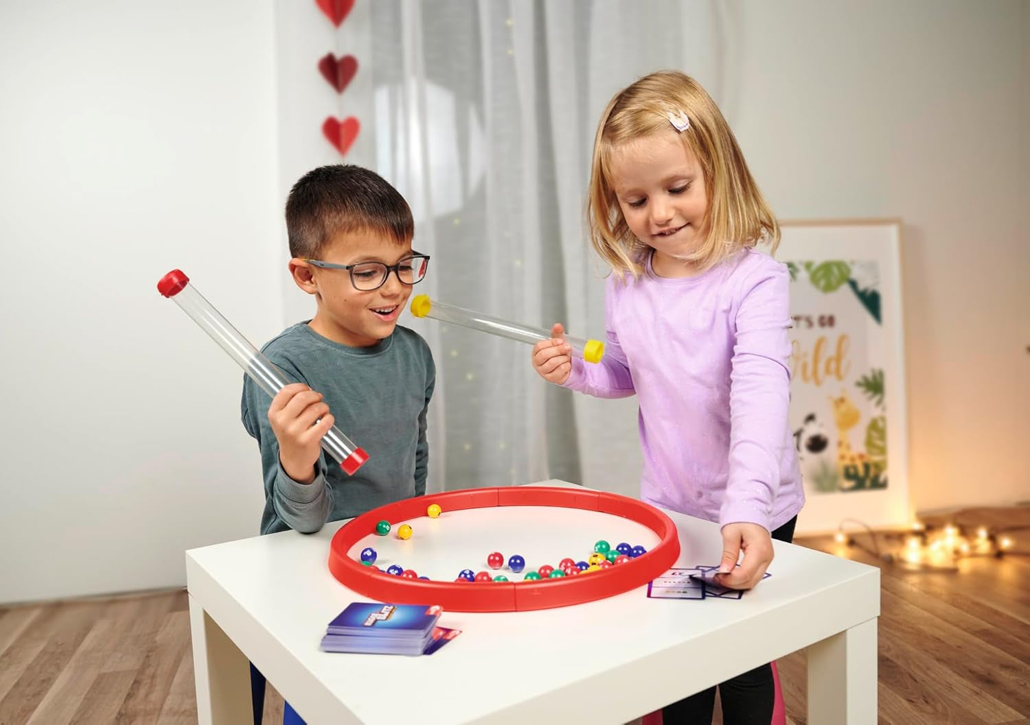 Noris 606064480 Kugelblitz, el juego de acción ultrarrápido con efecto de aprendizaje en varias variantes de juego, a partir de 4 años