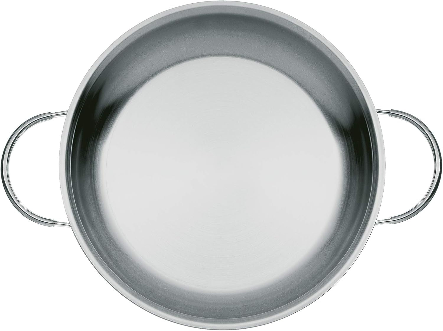 WMF Profi tigaie de servire/prăjire 28 cm inducție, tigaie din oțel inoxidabil Cromargan, neacoperită Oale si Tigai Naty Shop