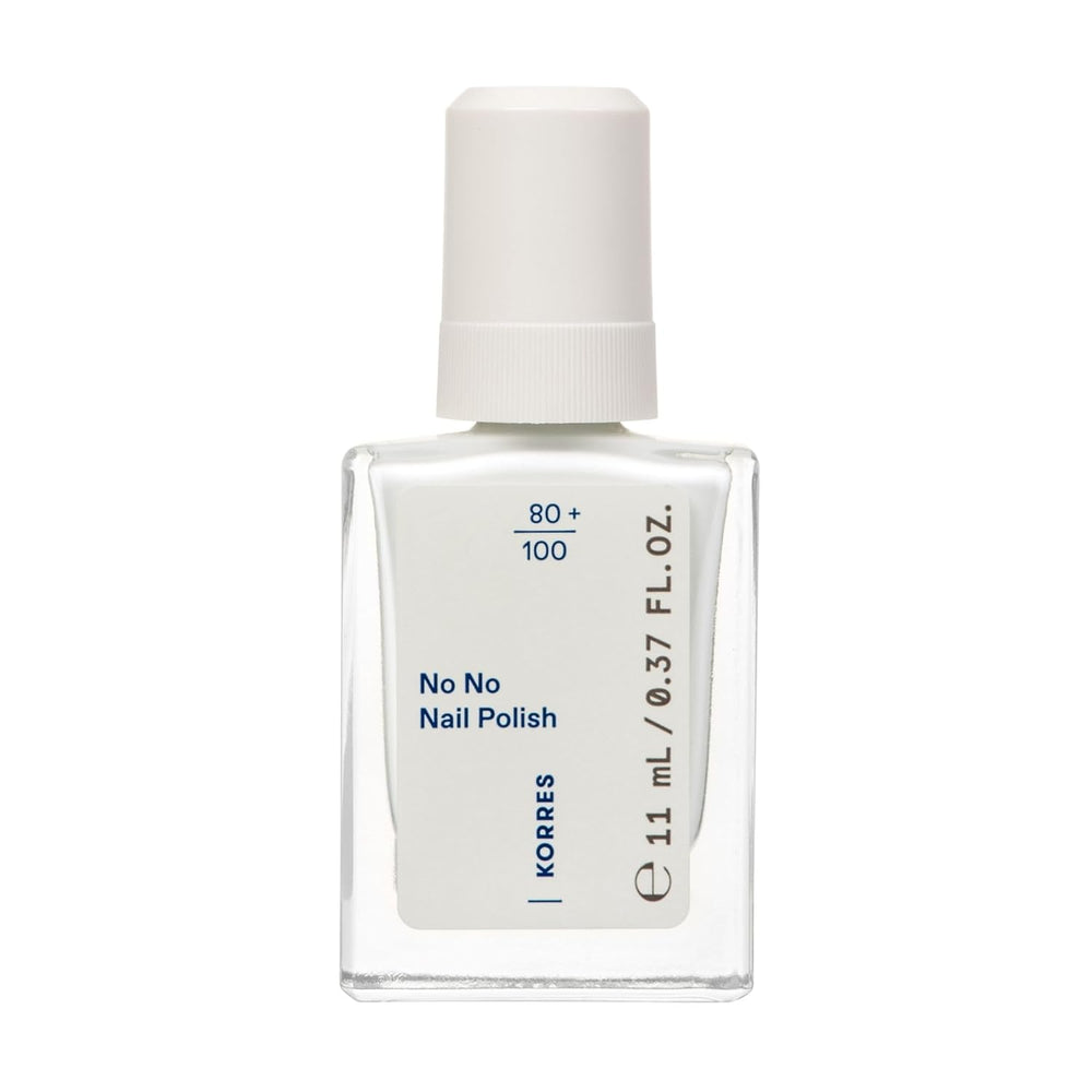 KORRES No No base de esmalte de uñas - base 10% vegana sin liberación, para un color duradero y resistente a las astillas, 11 ml - uñas cuidadas de forma natural, sin sustancias nocivas