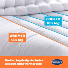 Silentnight Mine - Edredón 13,5 Tog, para cama king size, 200 X 200 Cm, color blanco Edredones y edredones Naty Shop