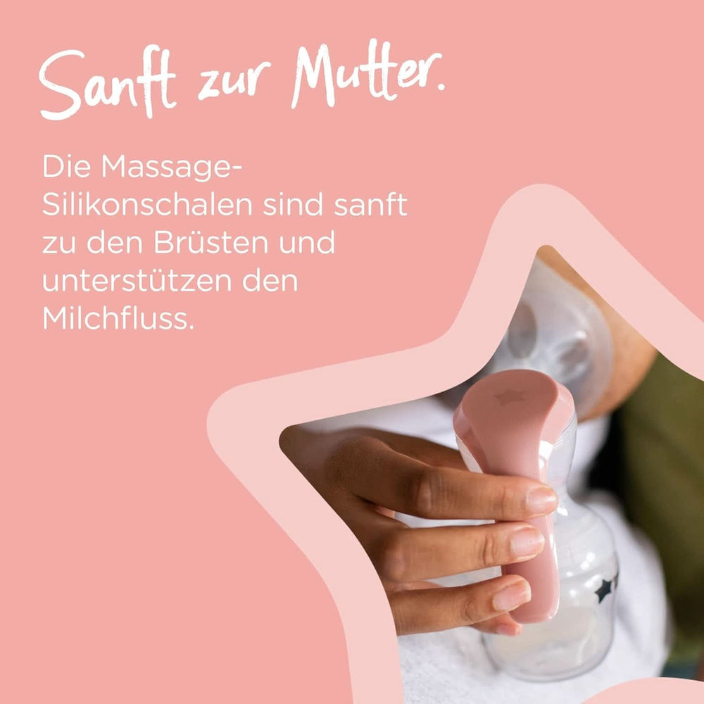 Tommee Tippee Made for Me Manuelle Einzel-Milchpumpe, Starke Saugkraft, Ergonomischer Griff, Tragbare Und Leise Milchpumpe, Samt Babyflasche Accesorios Alimentación y lactancia Bebe Naty Shop