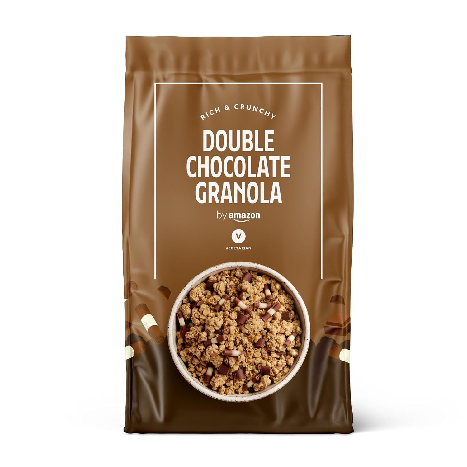 Muesli crujiente con chocolate de Amazon, 500g