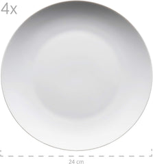 Mäser Kombiservice, Porzellan Barca, Weiß Juegos de vajilla Naty Shop