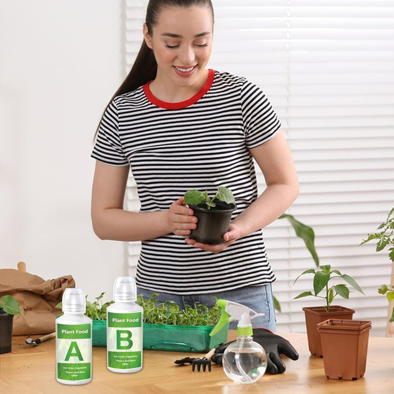 Trozos de fertilizante para plantas hidropónicas, nutrientes para plantas hidropónicas, fertilizante hidropónico, solución nutritiva para plantas hidropónicas, fertilizantes hidropónicos A y B