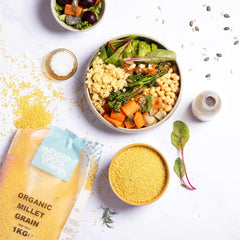 Mijo Ecológico Integral Tierra 2 kg | Sin OGM | Vegano | Rico en fibra | Certificado orgánico