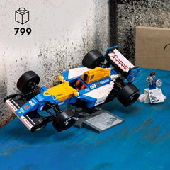LEGO Icons Williams Racing FW14B con Nigel Mansell - Set de modelo de auto F1 con minifiguras de pilotos de carreras para coleccionar - Decoración de escritorio con soporte - Regalo para adultos y adolescentes fanáticos de los deportes de motor 10353 Juegos de construcción Besuche den LEGO-Store