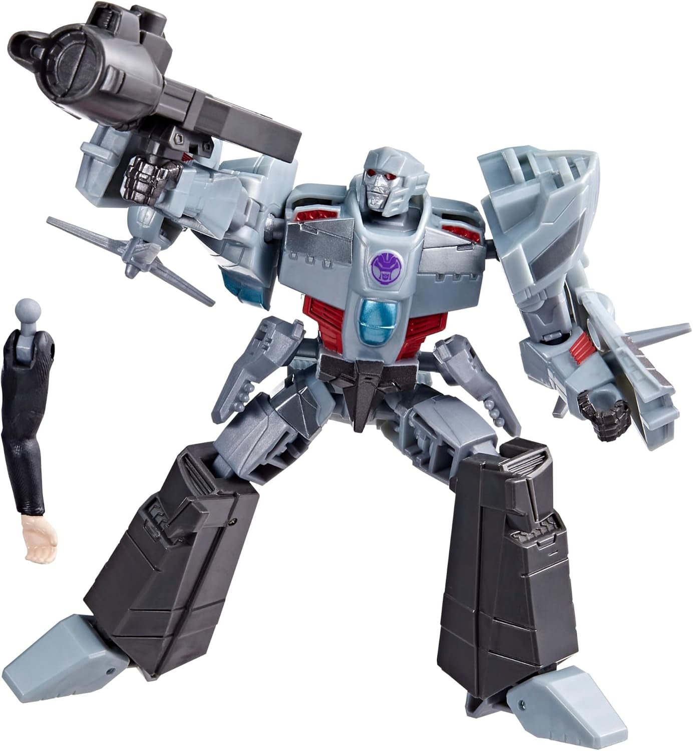 Jucărie Transformers Earthspark Deluxe Class Megatron, figurină de acțiune înaltă de 12,5 cm, jucărie robot pentru copii cu vârsta peste 6 ani Action figures Naty Shop Clasic