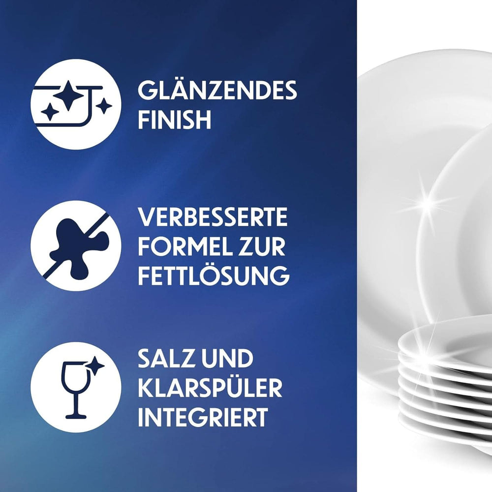 Pastillas para lavavajillas todo en uno, limón, 40 pastillas Naty Shop Detergentes de Cocina