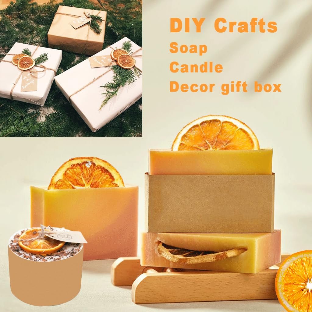 Felii de portocale uscate, 250g Felii de portocale naturale Decorațiuni uscate, felii de portocale deshidratate pentru decorațiuni de Crăciun, coroană de Advent, săpun, felii de fructe Produse deshidratate Naty Shop