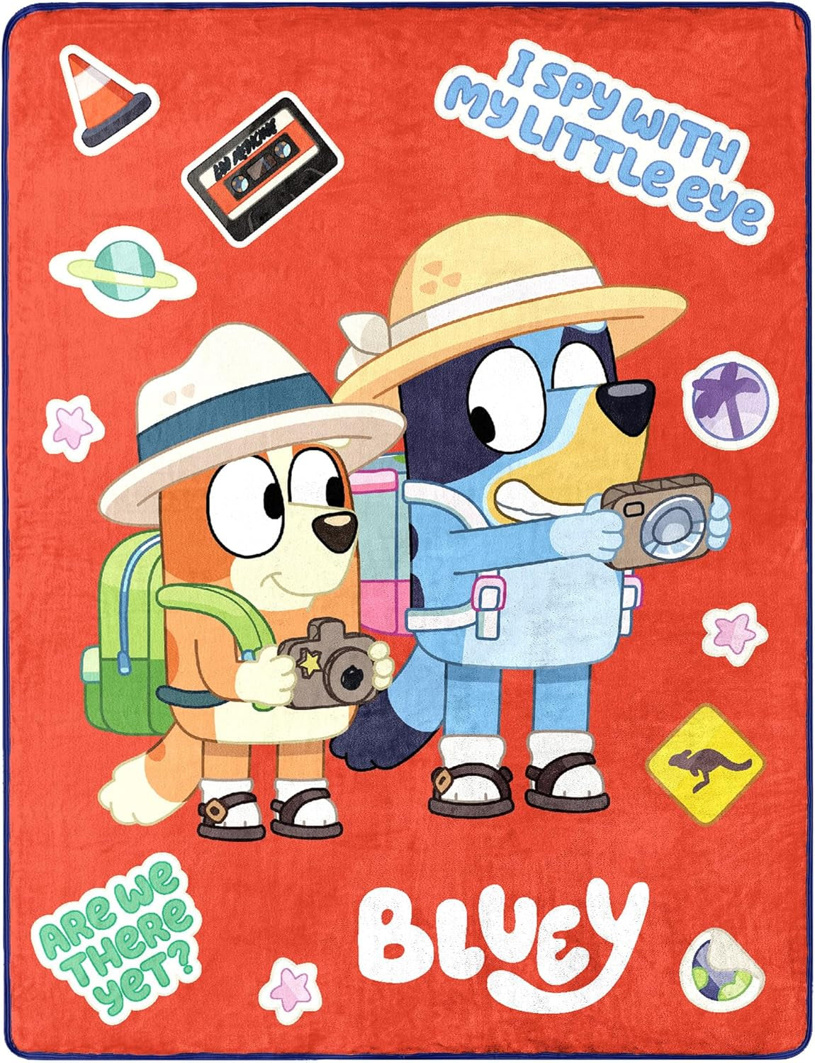 Manta Northwest Bluey Silk Touch, 116,8 x 152,4 cm, camas y mantas de viaje Roadtrip Northwest 46 "x 60"