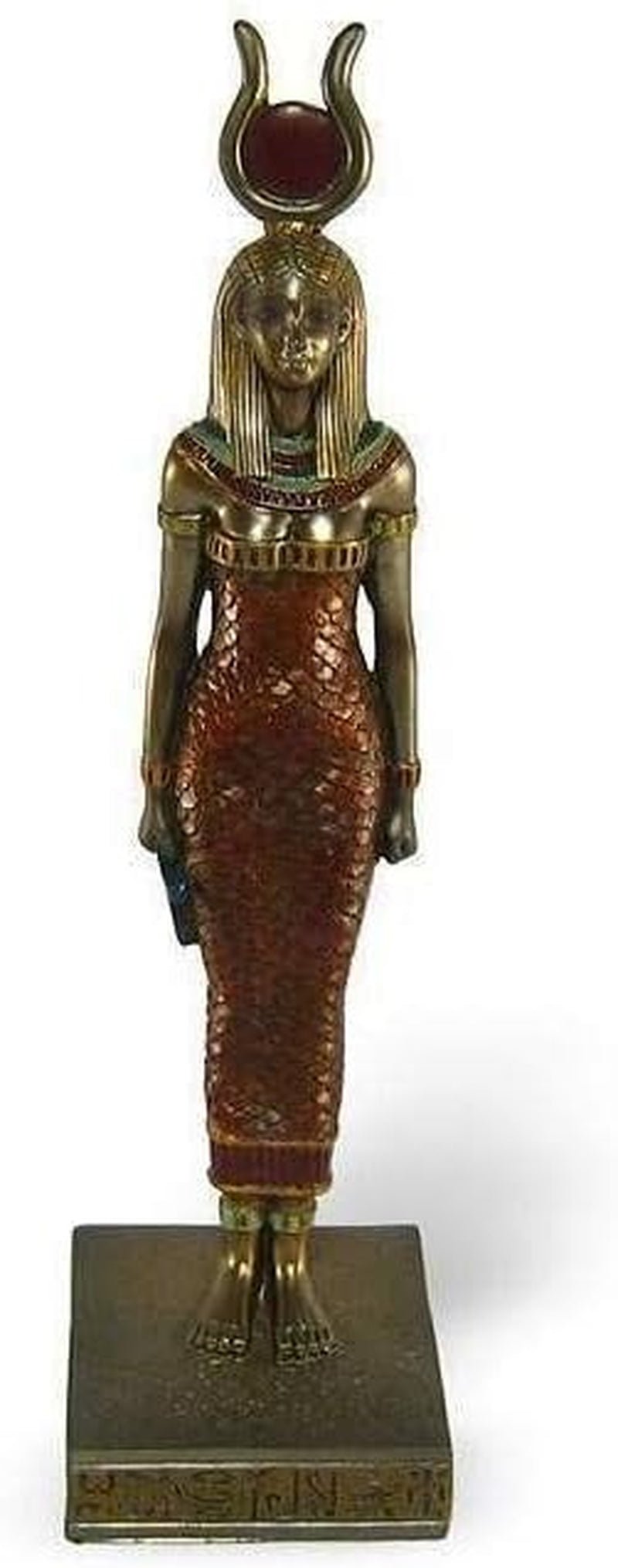 Figură egipteană a lui Nebethetepet sau Hathor, 21, culori de bronz. Statuete si sculpturi Naty Shop