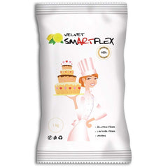 Fondant White Velvet cu aromă de lămâie, 250g Pasta de zahar Naty Shop Default Title