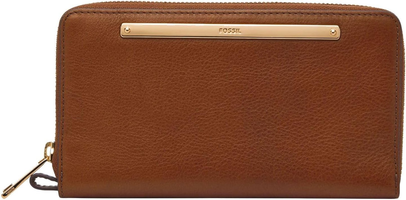 Fossil Ladies Liza Bi-Fold Wallet Portofel Femei Naty Shop Maro 19,5 cm L X 2,5 cm W X 11,4 cm H