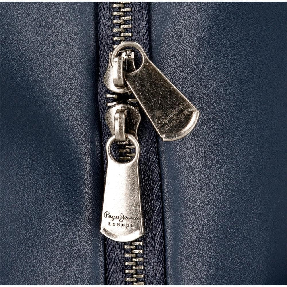 Geantă de voiaj Pepe Jeans Celine, albastru, 40 x 25 x 20 cm, poliester, cu detalii din imitație de piele, 20 l, de Joumma Bags, albastru, geantă de voiaj Bagaje și echipament de călătorie Naty Shop