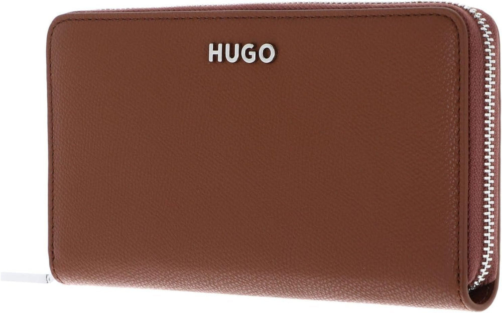 HUGO Ladies Chris Ziparound R. Zip_Around_Wallet Portofel Femei Naty Shop Rugină/Cooper220 Onesi