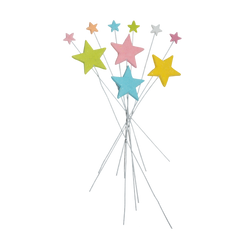 Set de 10 adornos comestibles, Estrellas