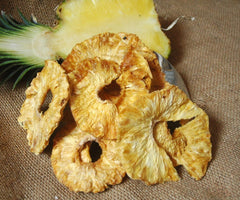 Inele de ananas neîndulcite, nesulfurate - pungă de 1 kg Produse deshidratate Naty Shop Titlu implicit