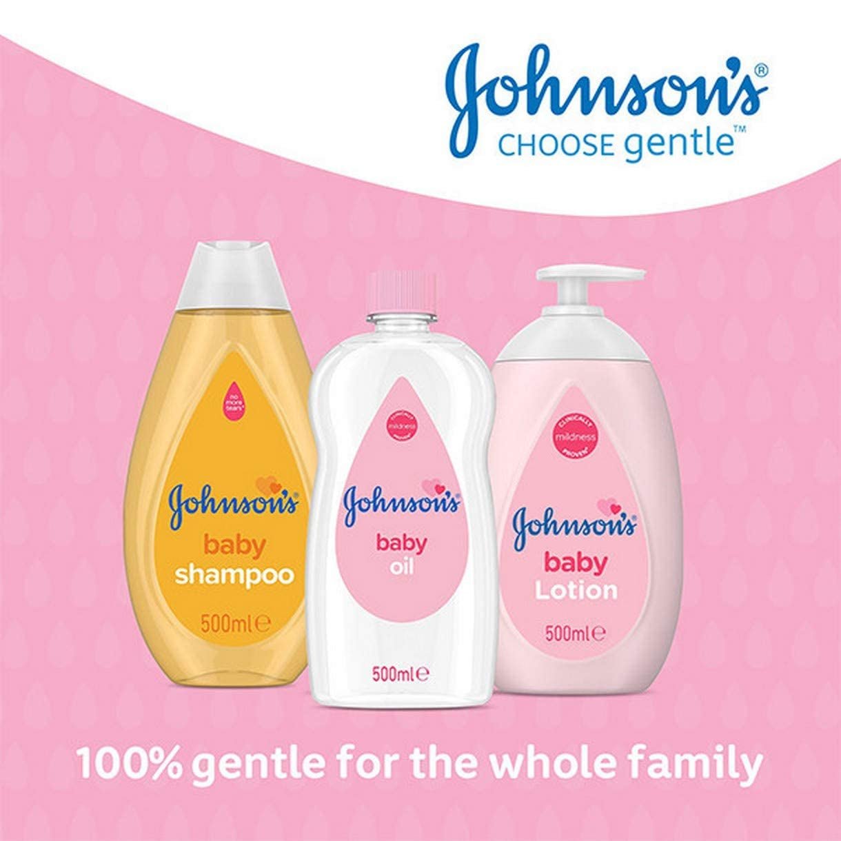 Johnsons JOHNSON'S - Ulei pentru bebeluși, (1 X 500 ML) Copii - Baie si Skincare Naty Shop