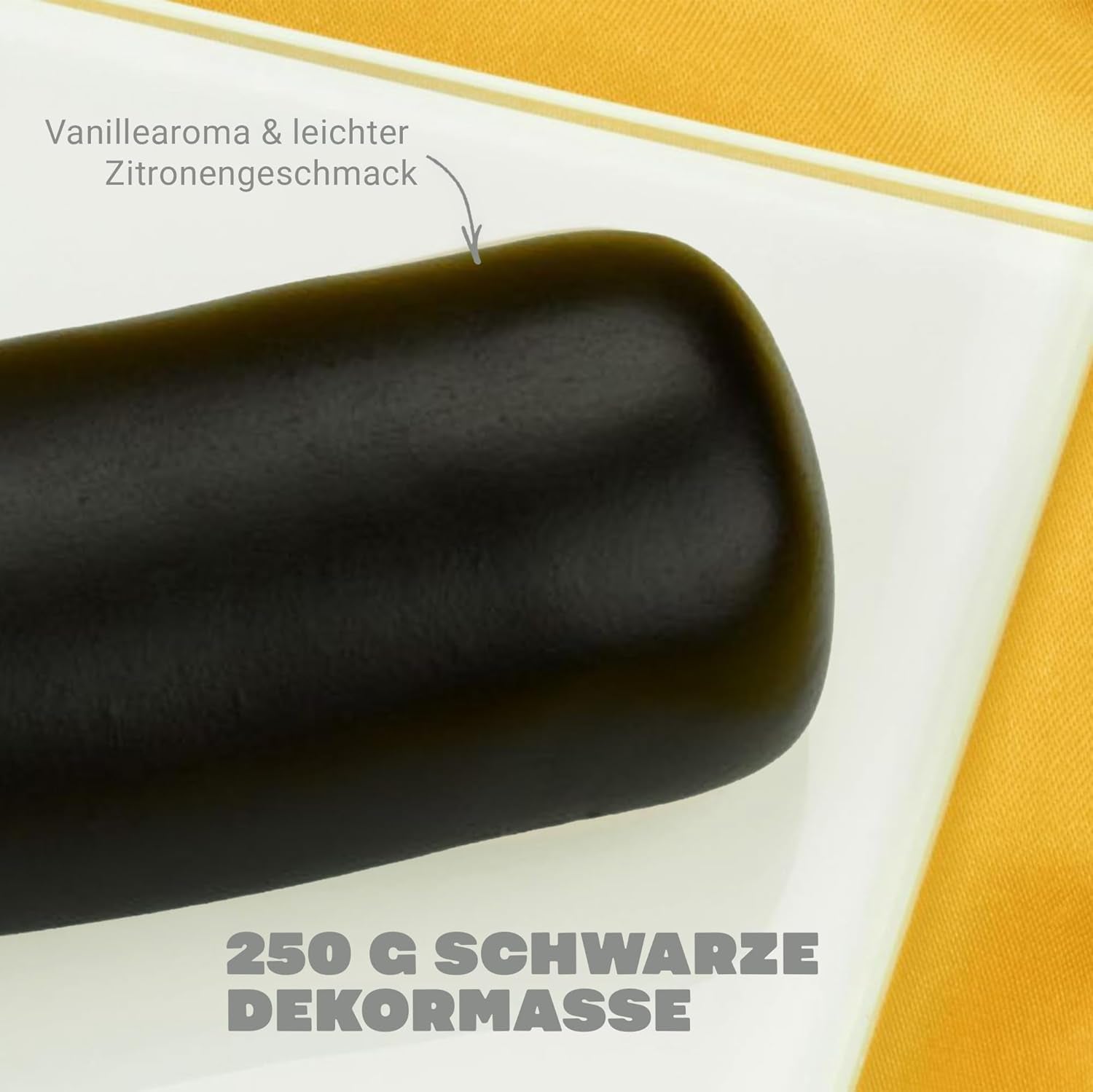 Massa Ticino Set 1x Fondant alb 250g și 1x Fondant negru 250g - Pastă de zahăr premium pentru prăjituri, roll fondant - Perfect pentru prăjituri, modelare și decorațiuni - Fondant pentru brutari profesioniști și amatori Pasta de zahar Naty Shop