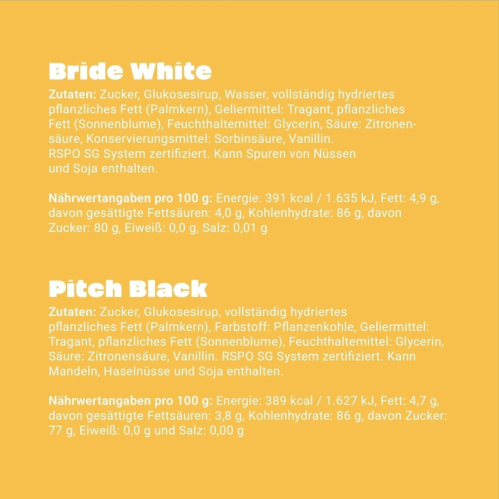 Massa Ticino Set 1x Fondant alb 250g și 1x Fondant negru 250g - Pastă de zahăr premium pentru prăjituri, roll fondant - Perfect pentru prăjituri, modelare și decorațiuni - Fondant pentru brutari profesioniști și amatori Pasta de zahar Naty Shop