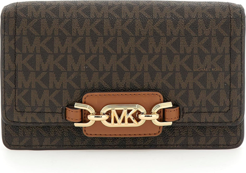 MICHAEL KORS Women Geantă Heather PHN CHN XBODY, maro închis Genti Femei Naty Shop Titlu implicit