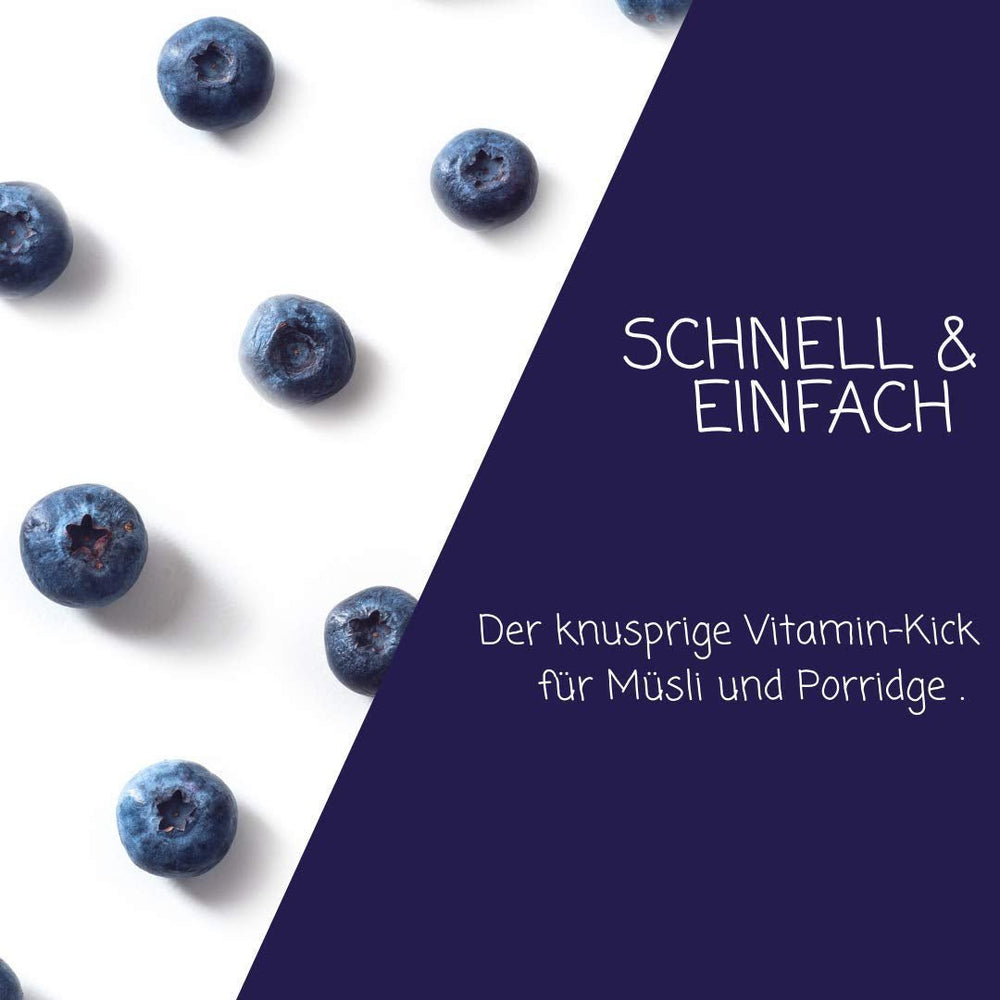 myfruits afine sălbatice, afine liofilizate, 70g, fără aditivi, 100% afine sălbatice, fructe liofilizate și fructe uscate Produse deshidratate Naty Shop