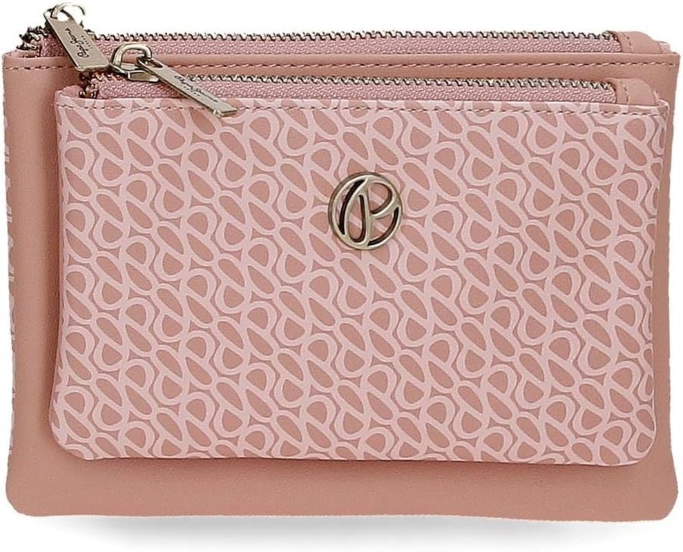 Pepe Jeans Megan Geantă de toaletă negru 17x9x2 cm Faux piele, negru, Talla única, Geantă de toaletă Portofel Femei Naty Shop Roz Poșeta