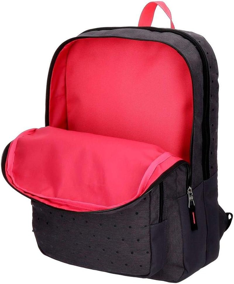 Pepe Jeans Molly rucsac cu două compartimente cu troler Gri 30.5x44x15 cms Poliester 20.13L Rucsacuri si ghiozdane premium Naty Shop