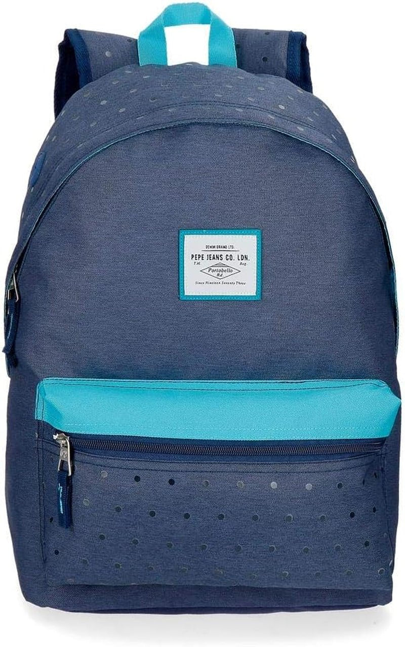 Pepe Jeans Molly rucsac cu două compartimente cu troler Gri 30.5x44x15 cms Poliester 20.13L Rucsacuri si ghiozdane premium Naty Shop Blau Adaptiver Rucksack