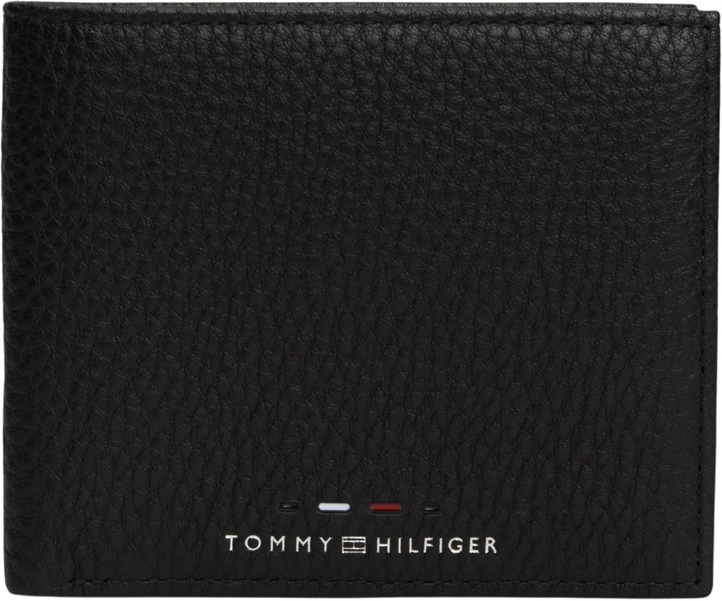 Portofel din piele premium pentru bărbați Tommy Hilfiger Portofel Barbati Naty Shop Negru (negru) Os