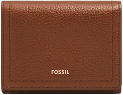 Portofel Fossil Logan Tri-Fold pentru femei, maro Portofel Femei Naty Shop Titlu implicit