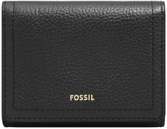 Portofel Fossil Logan Tri-Fold pentru femei, negru Portofel Femei Naty Shop Titlu implicit