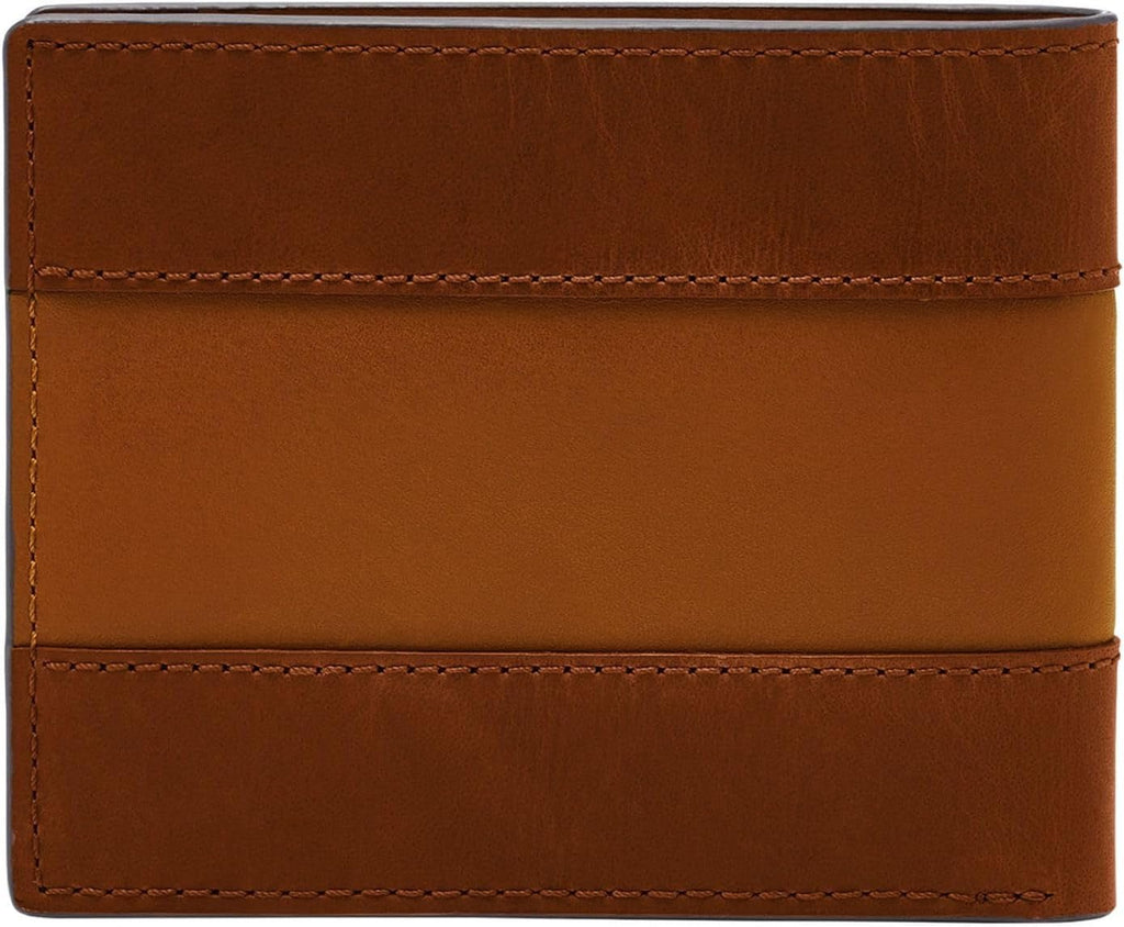 Portofel Fossil pentru bărbați Everett, piele bifold maro mediu 11,5 cm L x 2,5 cm l x 8,9 cm H ML4397210 Portofel Barbati Naty Shop