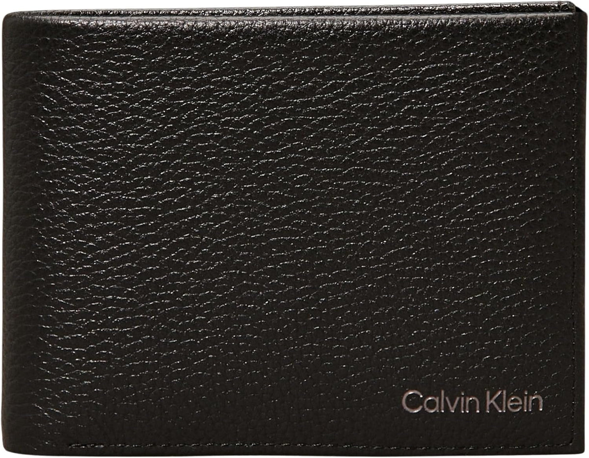 Portofel pentru bărbați Calvin Klein Warmth Bifold Klein Portofel Barbati Naty Shop Negru (Ck Black) Os
