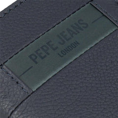 Portofele și portmonee Pepe Jeans Checkbox din piele de vacă, negru, maro, albastru și gri Portofel Barbati Naty Shop