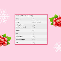 Pulbere de coacăze roșii liofilizate 100g - Pulbere de fructe liofilizate - Pulbere de coacăze roșii pentru smoothie-uri și coacere - Pulbere naturală de fructe de pădure fără aditivi Produse deshidratate Naty Shop