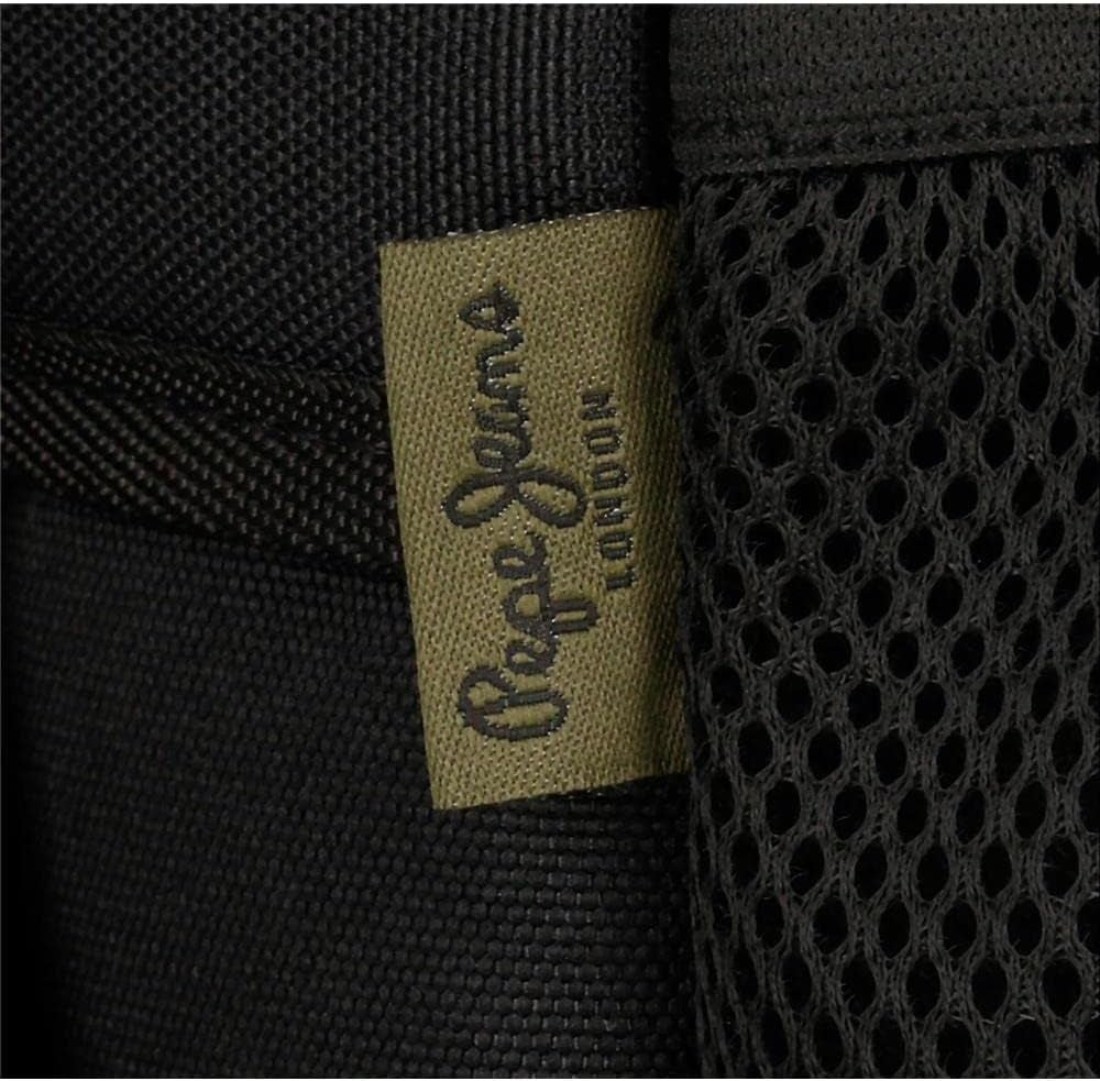 Rucsac Pepe Jeans Luca pentru laptop, compartiment dublu cu troler, 15.6 inch, negru, 31 x 44 x 15 cm, poliester 23.87 l, negru , Rucsac pentru laptop cu compartiment dublu și troler Bagaje și echipament de călătorie Naty Shop