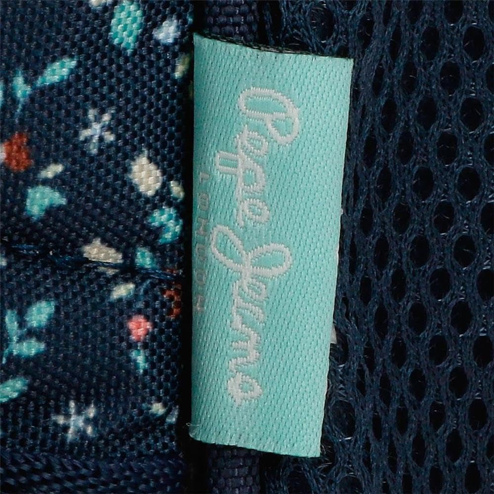 Rucsac școlar Pepe Jeans Alenka cu troler, albastru, 30 x 40 x 12 cm, poliester, 14,4 l, albastru, rucsac școlar cu troler Rucsacuri si ghiozdane premium Naty Shop