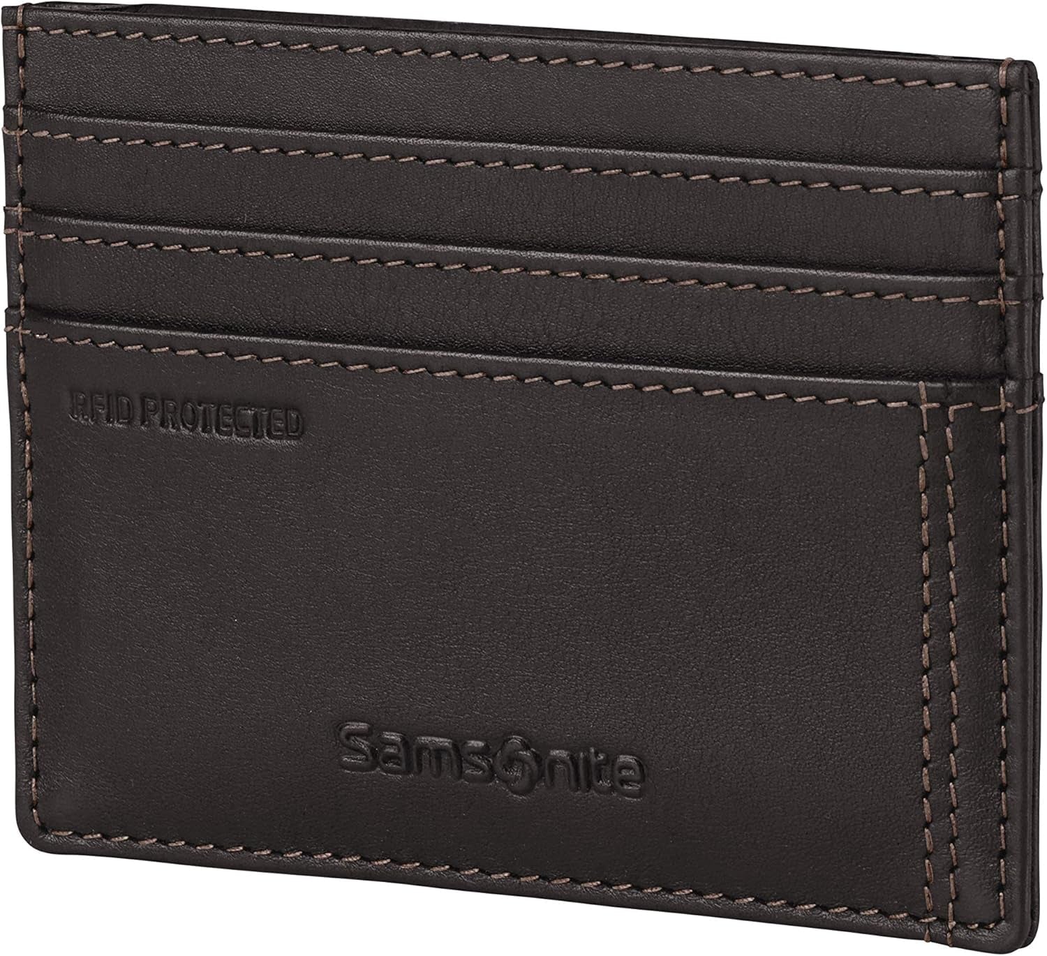 Samsonite Attack 2 SLG accesorii de călătorie - suport pentru carduri în format plic, suport pentru carduri (10 cm) Portofel Barbati Naty Shop Brown (Ebony Brown)